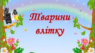  Які турботи у тварин улітку?