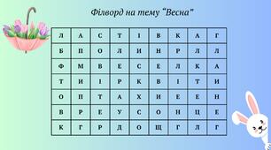 Картки -філворди на різноманітну тематику