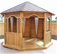 ✓ Альтанка шестигранна з дерева 3 м. діагональ від виробника Wood Gazebo 012 - купити за найвигіднішою ціною в Києві від компанії "Група компаній "Промконтракт ЛТД"" - 870066379