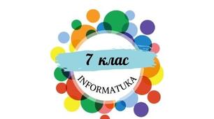 КОНТРОЛЬНА РОБОТА з ІНФОРМАТИКИ ІІ -СЕМЕСТР (7 клас)