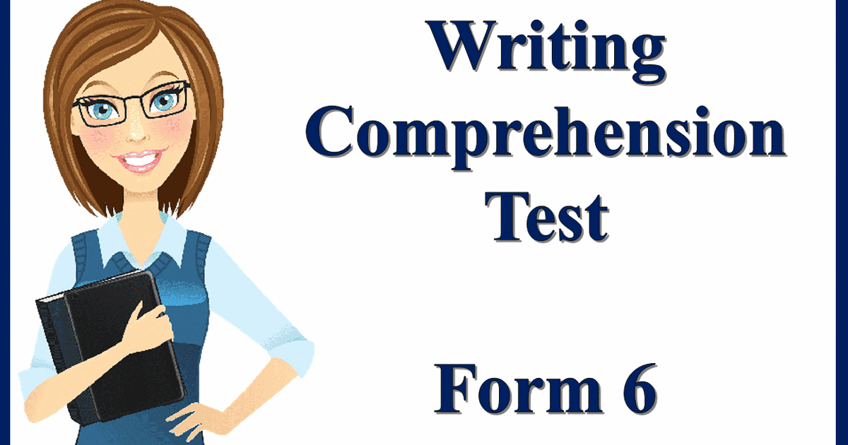 Writing comprehension Test Prepare 6. Term II (copy) | Тест на 7 ...