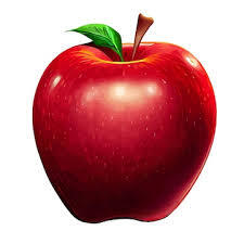 Premium Vector | Cute red apple fruit sticker digital illustration apple vector