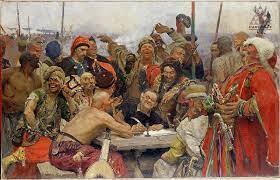 Картина Ильи Репина "Запорожцы пишут письмо турецкому султану" (101,5*179 см) | Handmade интернет-магазин Karpaty.Shop