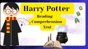 Harry Potter. Reading Comprehension Test