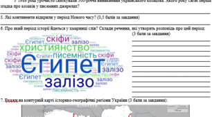 Контрольна робота "Розвиток людства упродовж історії"