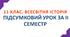 11 клас. Всесвітня історія. ПІДСУМКОВИЙ УРОК ЗА НАВЧАЛЬНИЙ РІК.