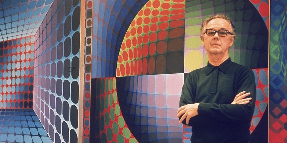 Victor Vasarely und die Erfindung der Kinetik | Barnebys Magazin