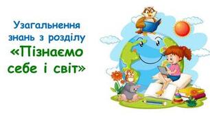 Пізнаємо себе і світ. Діагностична робота.