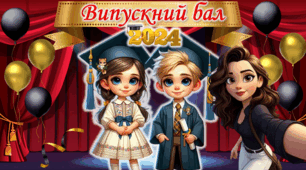 Випускний 2024 "Випускний бал" для учнів 4, 9, 11 класів