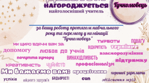 Дипломи вчителям від учнів з номінаціями