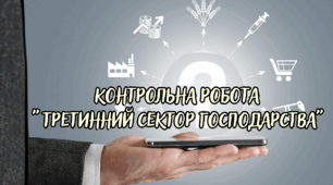 Контрольна робота "ТРЕТИННИЙ СЕКТОР ГОСПОДАРСТВА"