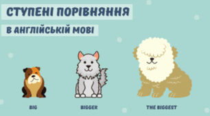 Ступені порівняння прикметників 
