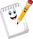 Cartoon Funny Note Book Paper With Pencil Royalty Free SVG, Cliparts, Vectors, And Stock Illustration. Image 61197968.