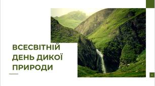 3 березня - Всесвітній день дикої природи