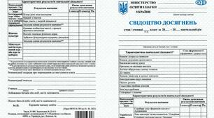 Свідоцтво досягнень 5-6 клас НУШ