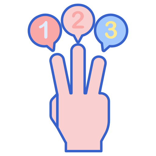 Counting - Free shapes icons