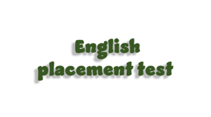 English Placement Test