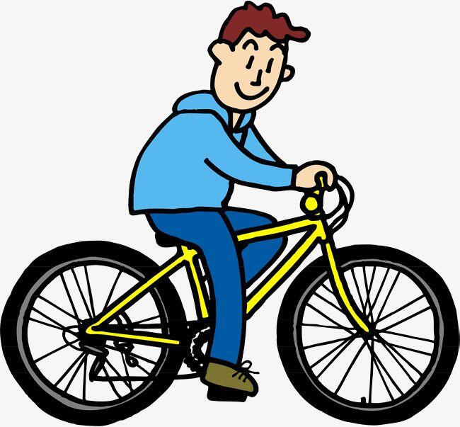 A Man Riding A Bike PNG Images, Man Vector, Bike Vector, The Man PNG Transparent Background - Pngtree