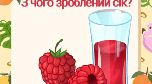 Дидактична гра "З чого зроблений сік?"