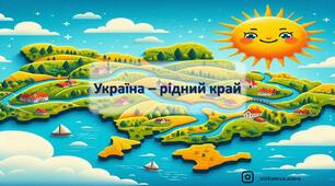 Інтерактивна презентація "Україна - рідний край"