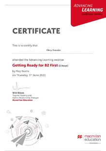  Getting Ready for B2 First