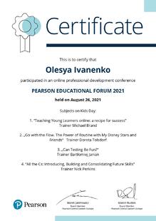  PEARSON EDUCATIONAL FORUM 2021. Kids Day