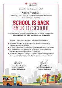  SCHOOL IS BACK