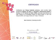  conferência Culturas em devir