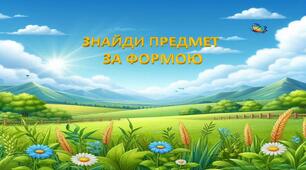 Гра "Знайди предмет за формою"