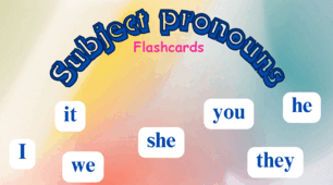 I, you, we, they, he, she, it