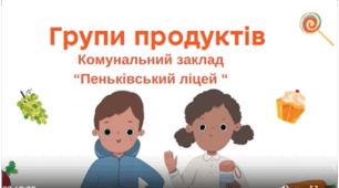 Основи здорового харчування для учнів 1⁠-4 класів