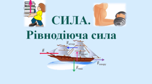 Презентація  «Сила. Рівнодіюча сила».