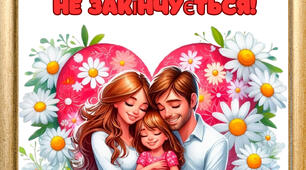 Наочний матеріал "Листівки до дня Родини"