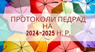 Протоколи педрад на 2024-2025 н. р.+ порядок денний педрад на 2024-2025 н. р. (гімназія з дошкільним підрозділом і початковою школою)
