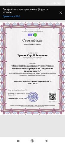  Свідоцтво