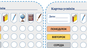 Картка самооцінювання, картка успіхів, картка досягнень