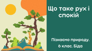 Презентація на тему "Що таке рух і спокій"