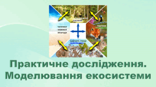 6 клас НУШ. "Практичне дослідження. Моделювання екосистеми" (за модельною програмою та підручником Коршевнюк Т.В.)