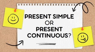Grammar activity "Present Simple or Present Continuous"
