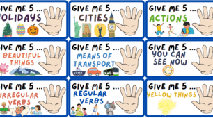 Warm-up activity "Give me 5"