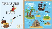 Treasure Hunt 🇬🇧  Ключ двміння гарно відгадувати загадки і швидко знаходити сховок! Матеріал у: - PDF форматі, - PowerPoint презентації (34 слайди), - відеофайлі🌷🌷🌷 В подарунок - бейджики учасникам змагання 🎁 