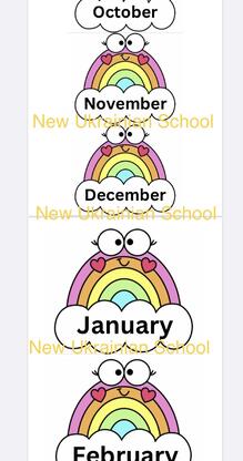  Months of the Year and Days of the Week ⭐️⭐️⭐️ 📩 Поділюся! Моя авторська розробка 🌷🌷🌷 