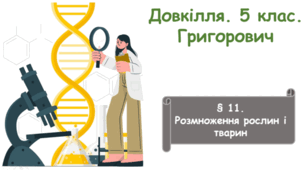 Розмноження рослин і тварин