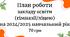 План роботи закладу загальної середньої освіти (гімназії/ліцею) на 2024/2025 навчальний рік. Річний план