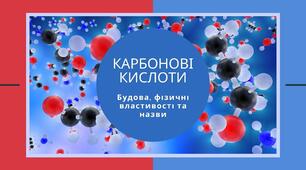 Органічні речовини (карбонові кислоти). 9, 10 клас