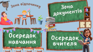 Осередки НУШ (оформлення класної кімнати)