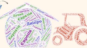 Суверенна Україна та сусідні держави на карті світу та Європи