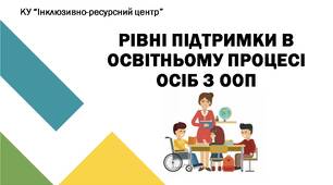 Презентаційні матеріали про рівні підтримки особи з ООП