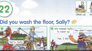  22. Did you wash the floor, Sally? Past Simple ."Fly High Ukraine 3" 