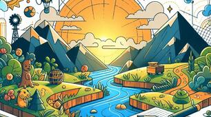 Vocabulary Box "GEOGRAPHICAL OUTLOOK" (comprehensive interactive card, featuring essential nouns and verb phrases for advanced learners)